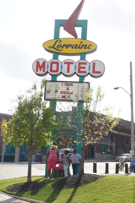 The Lorraine Motel, and the National Civil Rights Museum, Memphis.