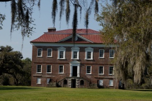 Drayton Hall plantation stands by the Ashley River, just south of Charleston. It's my favorite area plantation because it has been left "as is."