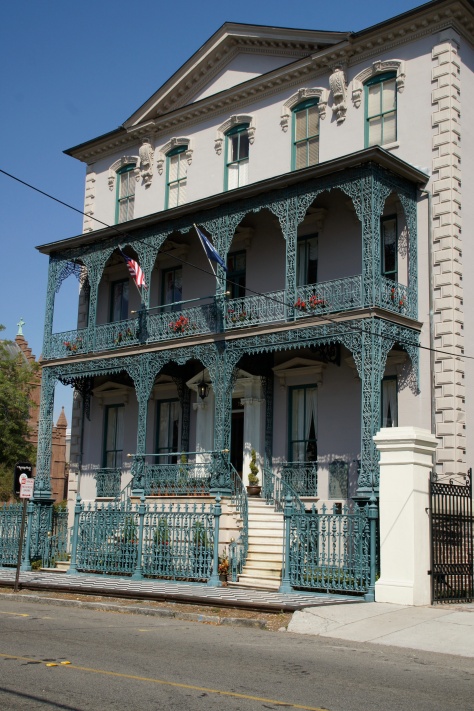 The John Rutledge House Inn on Broad Street features the fabulous iron work that was frequently the art of African Americans.