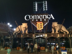 The Tigers have moved to Comerica Park.